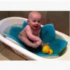 Nouveau-né bébé baignoire pliable fleur floraison baignoire anti-dérapant bébé douche bébé floraison évier coussin de bain peau tapis de bain tapis 201257O