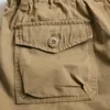 Shorts pour hommes Lon Lent Caro trie hommes été multi-poches décontracté coton élastique pantalon militaire tactique tri Ot Breeces 5XL