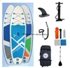 Esportes aquáticos de verão Prancha de surf stand up de 3,2 m de comprimento Inflável fibra de vidro SUP Pranchas de surf Paddle board paddleboard para caiaque de pesca de ioga