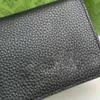 2023 Summer New Wallet Top Design Designer Bag Luxury Material Strato superiore Pelle bovina Fine Small Sandwich Card Bag Wallet