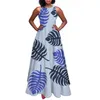 Casual jurken dames 2023 Hoogwaardige elegante maxi lange jurk vrouwen kleding Polynesisch tribal tongaans aangepaste print mouwloos strand