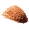 Synthetische Pruiken Diepe Golf Twist Haak Haar Synthetisch Afro Krullend Vlechten Ombre Oranje Vlechten voor Vrouwen 230227