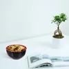 Dinnerware Sets Plastic Salad Bowls Ramen Soup 14X14X7CM Exquisite Red Melamine Home Spoons Noodle Kitchen Supplies Child