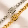Новые модные классические браслеты Женские браслет 18K золото, покрытая нержавеющей сталью хрустальные цветочные бусины любители подарки.