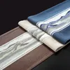 Table Runner Chinese Style Solid Linen Cotton Cover Waterproof Track Wedding Decoration Tablecloth for 230721