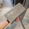 Sac à main de dîner clouté de diamants pour femmes, pochette de banquet, épaule diagonale, petit sac de mariage, nouvelle collection 2020, 219H