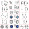 Charm The 100% 925 Sterling Sier Brincos Star Snail Hoop Crown Pandora Ms. Jewelry Fashion Accessories Adequado Para Aniversário Drop De Dhe7Q