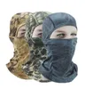 Camuflagem Balaclava Máscara Facial Chapéu CS Wargame Paintball Ciclismo Caça Exército Bicicleta Capacete Forro Máscaras Tático Airsoft Chief Cap Camping Caminhadas Cachecol Turbante