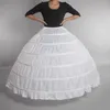 Robe de bal 6 cerceaux jupon de mariage Crinoline sous-jupe de mariée couches Slip 6 cerceau jupe Crinoline pour Quinceanera Dress299I