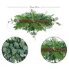 Fiori decorativi Vegetazione Artificiale Davanti Appeso Foglie di eucalipto Ghirlanda Finestra Parete Decorazione ad arco per matrimoni