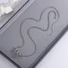 チェーンVentfille 925 Sterling Silver Dna Ed Spiral Necklace for Women Personality Trendy Party Gifts Jewelry 2021 Drop3148