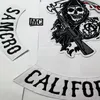 czarny 14 -punktowy Ustaw Sons of Anarchy Patches for Motrocycle Biker Clothing Kresek kamizelki Komputer