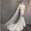 Abiti da sposa a sirena Eventi di festa 2022 Nuovo cuore selvaggio Bohemian con maniche lunghe Rue De Seine Abito da sposa vintage con applicazioni di pizzo3174