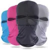 Full Face Cover Mask Three 3 Hole Balaclava Hat Stretch Mask Beanie Hat Cap New Black outdoor sports Face Masks motorcycle cycling cap