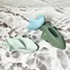 Silikon Banyo Oyuncakları Köpekbalığı Teknesi Şekli Diş çıkarma Duyusal Oyun BAP BEBEK YÜKSELTEN İÇİN TOKİK MALZEME KADINLAR BANYO Açık Mekan Plaj Oyuncak