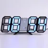 Kissen Wanduhr Uhr Uhr 3D LED Digital modernes Design Wohnzimmer Dekor Tisch Alarm Nachtlicht Luminous Desktop