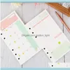 Notes Notepads Supplies Office School Business & Industrialnotepads A6 Colorful Ring Binder Paper Day And Weeks Month Diary Refill279u