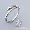 Fashion Accessories Fengqi Snake Bracelet Ring Set Smooth and Simple Snake Bone Women's Favorite Jewelry Network Popular Style