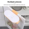 Organization Portable Plastic Garbage Hanging Bag Kitchen Trash Storage Rack Bag Hook Scouring Pad Dry Shelf Holder Kitchen Organzier