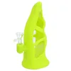 Mais novo kit de cachimbos de silicone para fumar cachimbo de água portátil para viagem portátil com alça de tabaco com alça de tabaco funil colher tigela plataformas de petróleo suporte para cachimbo de água DHL