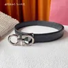 Belts for women designer fashion mens belt sides with delicate stripe check waistband casual fashion comfortable smooth leather jeans 0721
