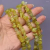 Perles 2023 pierres semi-précieuses naturelles Olivine verte pour la fabrication de bijoux collier à faire soi-même Bracelet boucles d'oreilles accessoires