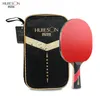 HUIESON, raqueta de tenis de mesa de 6 estrellas, paleta de ping pong, granos pegajosos, hoja de fibra de carbono de goma T200410264O