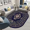 Carpet Nordic Light Luxury Oval Living Room Irregular Home Decoration Bedroom Carpets Washable Lounge Rug el Lobby Rugs 230721