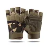 Tactical Army Militär fingerlösa handskar utomhuscykel bergsklättring Mitten Airsoft Shooting Training Combat Half Finger Glove Yoga Övning Ski Mantens