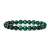 Perline Blu Verde Occhi di tigre Bracciale con perline Pietra naturale Terapia Gioielli Reiki Healing Energy Bracciali Donna Uomo Drop Delivery Dhrwr