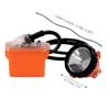 Wiederaufladbare KL5LM LED-Bergmann-Scheinwerfer-Schutzhelm-Kopflampe für den Bergbau mit Blitzlicht