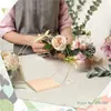 Dekorativa blommor Elegant träbaskransring DIY Hantverk och hemdekoration Tillbehör för bröllopsfestival Holiday Supplies