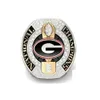 Georgia Bulldogs 2022 Football Championship Pierścień z obudową wyświetlania kolekcjonera rozmiar 11266f