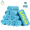 Acessórios 10pcs 30x70cm Toalha personalizada Free a laser eming letras Microfiber Beauty Salon Barbearia Presente Privada