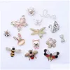 Pièces de chaussures Accessoires Mode Papillon Décoration Designer Bear Charms Most Drop Delivery Otdni