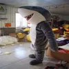 صور حقيقية عالية الجودة Deluxe Shark Mascot Costume Size Size Factory Direct 2214