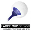 Tee da golf 30 Pack Upgrade Big Cup Plastic 83mm Recycle Use Ridurre l'attrito per la pratica del golfista Drop Ship 230721