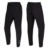 E805-WD Herrarna Running Pants Cotton Slim Bekväm avsmalnande atletiska tröjor Casual med fickor för joggingträning Gym345Z