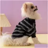 Hundkläder klassiskt mönster mode justerbara husdjurssele kappa söta Bomei hoodies kostym liten krage accessor droppleverans hem g dh5fi