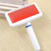 Red Puppy Cat Hair Grooming Slicker Comb Gilling Brush Quick Clean Tool Pet Brand New Promotion309y