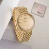 Relógios Femininos Marca de Luxo Senhoras Pulseira Quartzo Relógios de Pulso Vestido Relógio Feminino Presente Ouro 220726