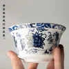 Zestawy herbaciarskie duże 300 ml kości China Gajwan ceramiczna filiżanka czajnika z ręcznie pomalowaną na herbatę miskę Tureens chińską ceremonię kung fu 230721