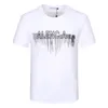 メンズTシャツのスリムフィットプロのデザイナーシャツゆる高品質の夏の必需品V46