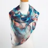 Шарфы мода Georgette Leaves Make Scarf Summer Thin Long Beach Полотенце Тень Шаль Женщины шифоновый пузырь Ислам мусульманский хиджаб Stoles N44