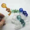 nargile cam bongs kase 14mm erkek ortak sarmal tüp sigara borusu renkli mini kalın dabber yağı kaseleri