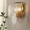 Wandlamp glas kristallen licht luxe led voor gang gangpad slaapkamer loft decor sconce retro interieur armaturen