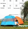 3-5 personen Outdoor Familie Auto Camping Tent volautomatisch Snel te openen Grote ruimte Rugzak Tenten Waterdicht Anti-UV Wandelen Reizen Strandluifels