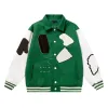 Tasarımcı Erkek Ceketleri Moda Lüks Klasik Sonbahar Kış Renkli Mektuplar Çeşitli Stil Marka Üstü Gitmiş Hip Hop Sokak Giyim Ceket C11