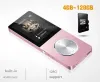 Metal Mp3 MP4 Oyuncu 4GB/8GB/16GB Slim Sport Mp4 Oyunu LCD Flash HiFi Mini Müzik Video Oynatıcı FM Radyo TF Kayıt cihazı