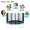 Boormachine 48ft Outdoor Trampolin Schutznetz für Kinder Kinder Antifall Nylon Trampolin Sprungpolster Sicherheitsnetzschutzwache